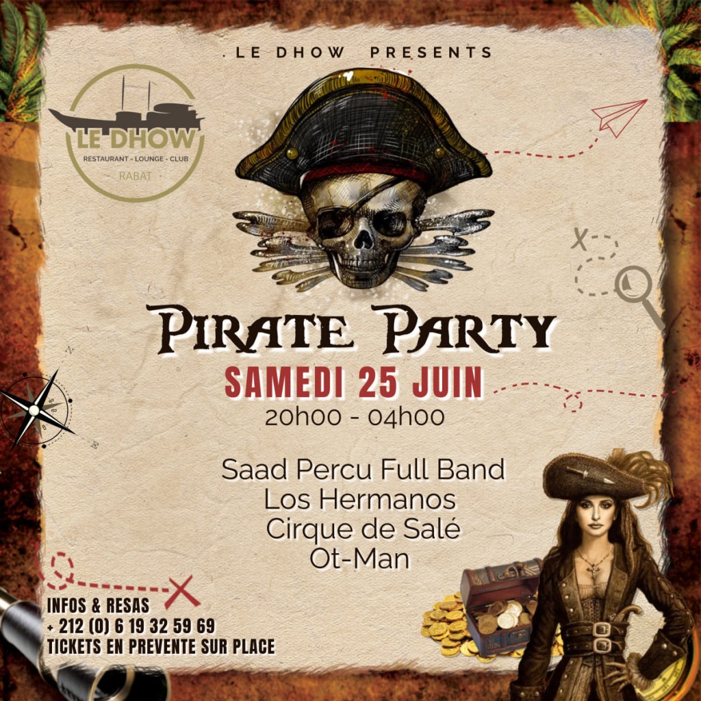 Pirate party Rabat Bouregreg